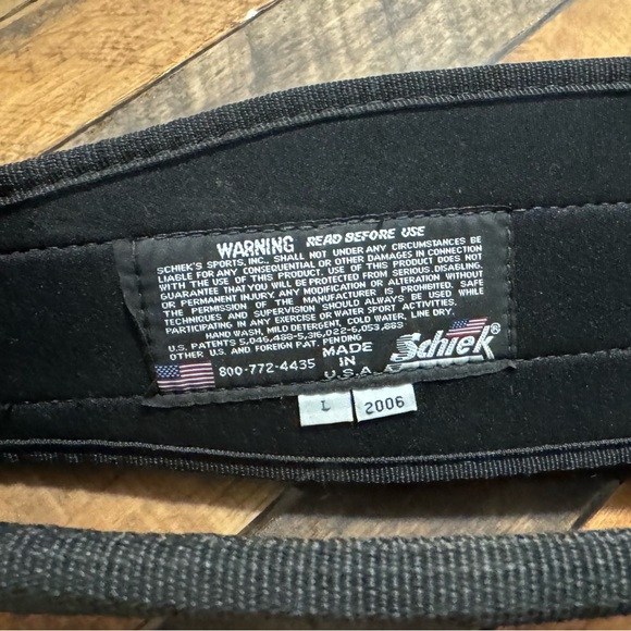 Men’s Lg Schiek lifting belt - Picture 2 of 4